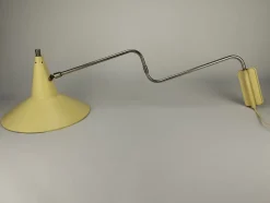 Clearance Pamono Mid-Century Paperclip Wall Lamp by Van Doorn, Culemborg, 1950s