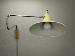 Clearance Pamono Mid-Century Paperclip Wall Lamp by Van Doorn, Culemborg, 1950s