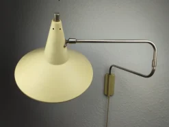 Clearance Pamono Mid-Century Paperclip Wall Lamp by Van Doorn, Culemborg, 1950s