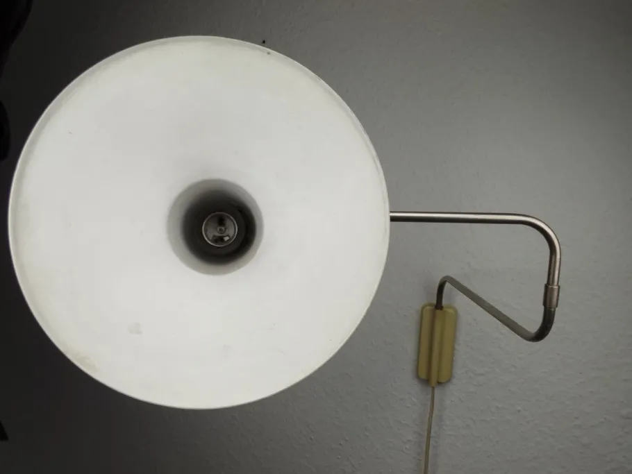 Clearance Pamono Mid-Century Paperclip Wall Lamp by Van Doorn, Culemborg, 1950s