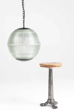 Clearance Pamono Mid-Century Parisian Holophane Globe Street Light