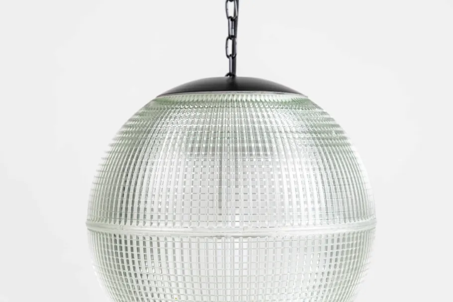 Clearance Pamono Mid-Century Parisian Holophane Globe Street Light