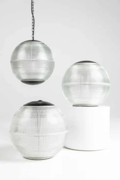 Clearance Pamono Mid-Century Parisian Holophane Globe Street Light