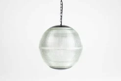 Clearance Pamono Mid-Century Parisian Holophane Globe Street Light
