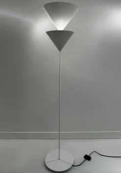 Discount Pamono Mid-Century Pascal Uplighter Floor Lamp by Vico Magistretti for Oluce, Italy, 1983