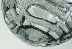 Best Pamono Mid-Century Pendant Lamp in Clear and Smoke Grey Glass and Metal from Doria-Leuchten, 1960s-1970s