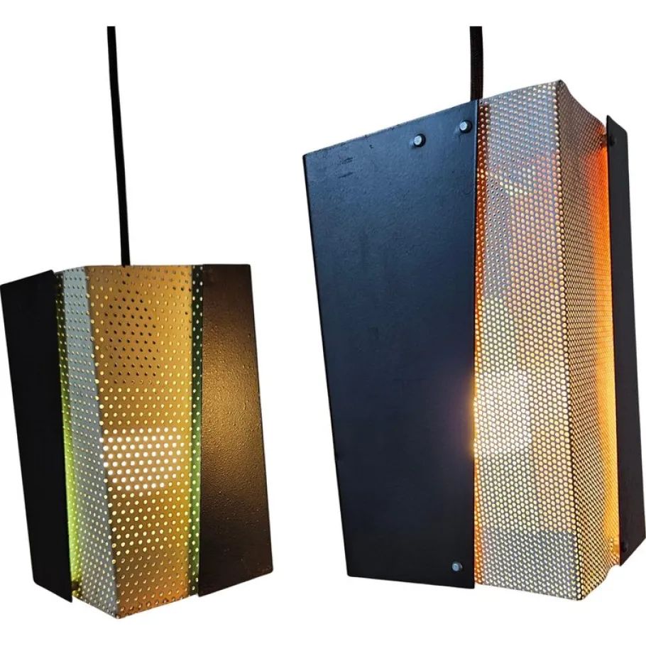 Clearance Pamono Mid-Century Pendants from Lubid Bratislava, 1970s, Set of 2