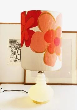 Outlet Pamono Mid-Century Pink and White Floor Lamp from Peill & Putzler, Germany, 1960s