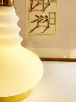 Outlet Pamono Mid-Century Pink and White Floor Lamp from Peill & Putzler, Germany, 1960s