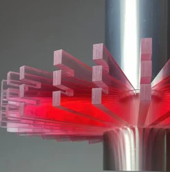 Discount Pamono Mid-Century Pink Priest Collar Pendant by Claus Bolby for Cebo, Denmark, 1967