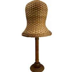 Pamono Mid-Century Scandinavian Rattan Wicker Mushroom Floor Lamp, 1960s