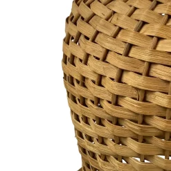 Pamono Mid-Century Scandinavian Rattan Wicker Mushroom Floor Lamp, 1960s
