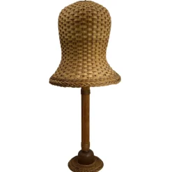 Pamono Mid-Century Scandinavian Rattan Wicker Mushroom Floor Lamp, 1960s