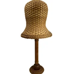 Pamono Mid-Century Scandinavian Rattan Wicker Mushroom Floor Lamp, 1960s