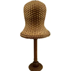 Pamono Mid-Century Scandinavian Rattan Wicker Mushroom Floor Lamp, 1960s