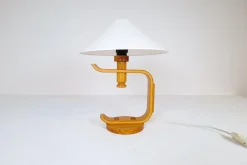 Sale Pamono Mid-Century Scandinavien Modern Sculptural Table Lamp in Pine, 1970s
