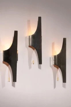 Best Pamono Mid-Century Silver Wall Lamp by Wilhelm Braun Feldweg for Doria Leuchten, Germany, 1960, Set of 3