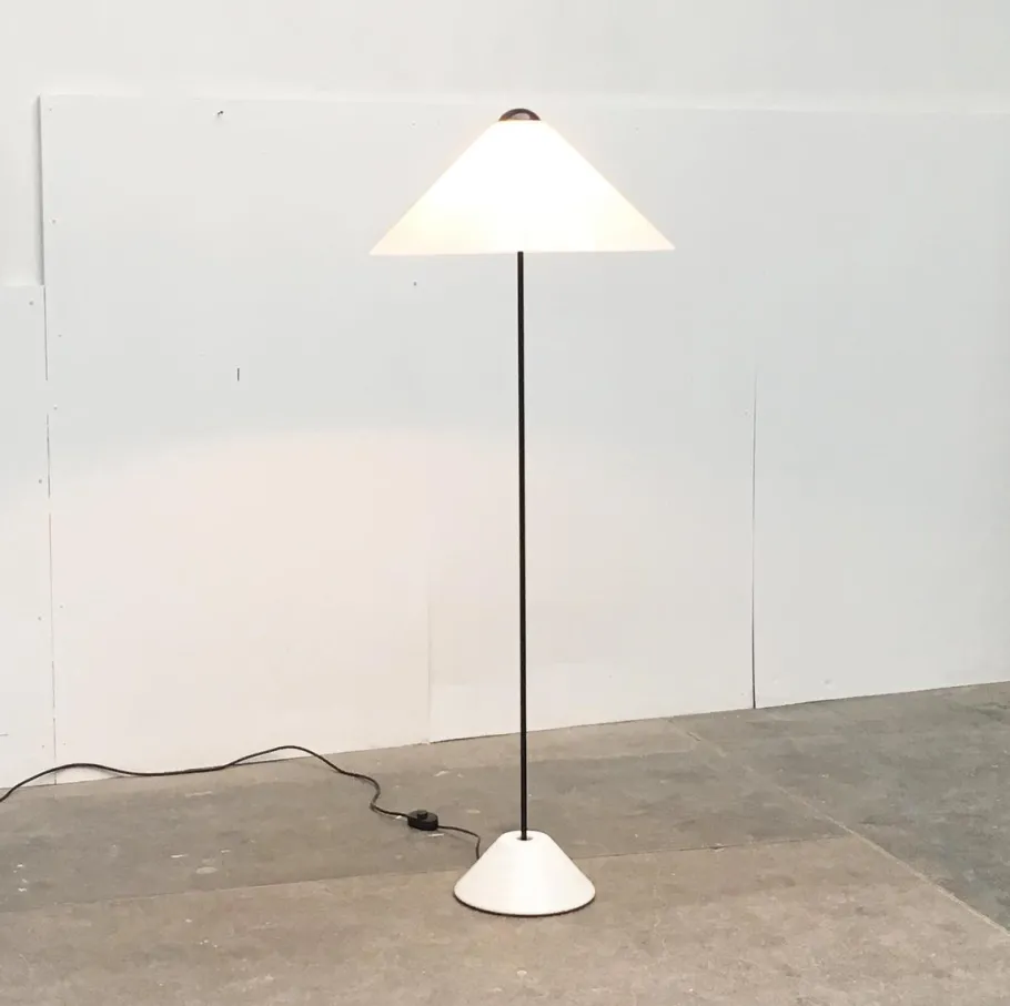 Clearance Pamono Mid-Century Snow Floor Lamp by Vico Magistretti for Oluce, 1970s