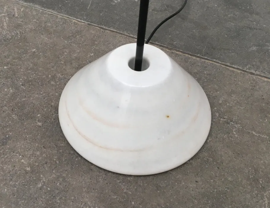 Clearance Pamono Mid-Century Snow Floor Lamp by Vico Magistretti for Oluce, 1970s