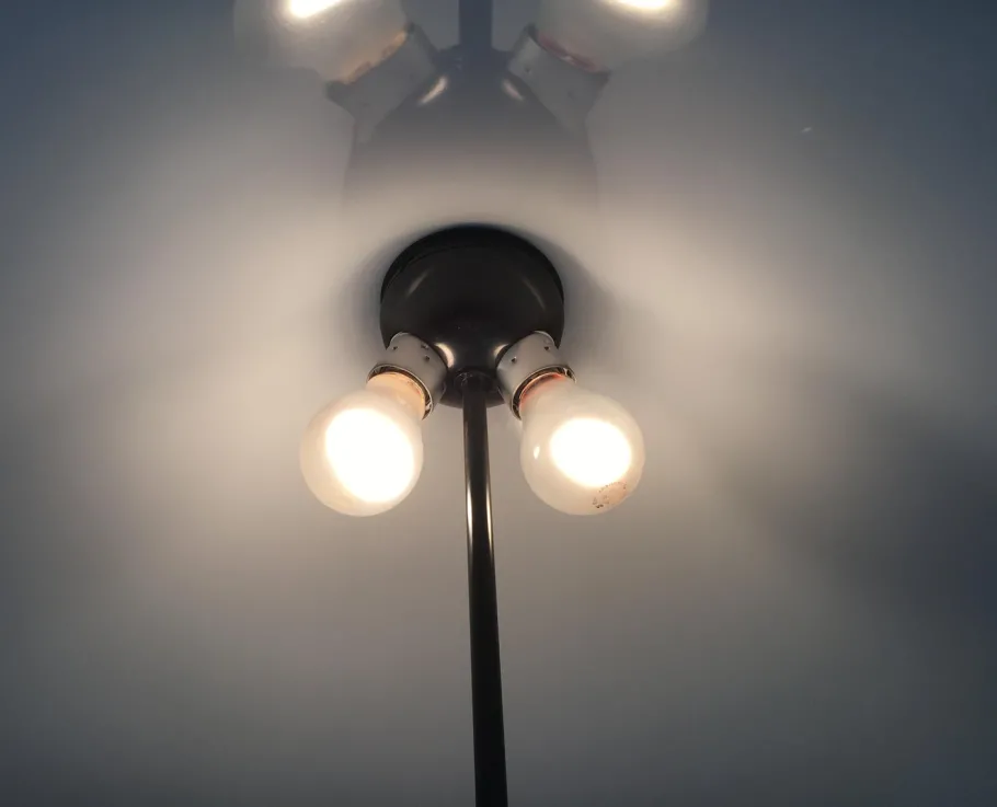 Clearance Pamono Mid-Century Snow Floor Lamp by Vico Magistretti for Oluce, 1970s