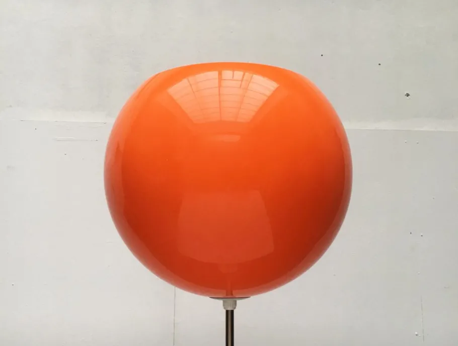 New Pamono Mid-Century Space Age Ball Floor Lamp, 1960s