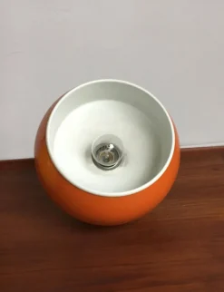 New Pamono Mid-Century Space Age Ball Pendant Lamps, Set of 2