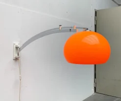 Sale Pamono Mid-Century Space Age Extendable Arc Wall Lamp, 1960s