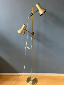 Sale Pamono Mid-Century Space Age Floor Lamp with Aluminium Spotlights, 1970s