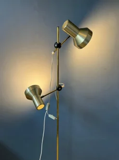 Sale Pamono Mid-Century Space Age Floor Lamp with Aluminium Spotlights, 1970s
