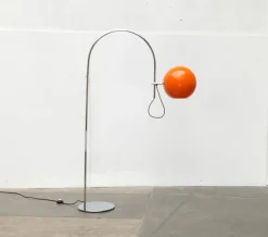 Best Pamono Mid-Century Space Age German Arc Floor Lamp from Wila, 1960s