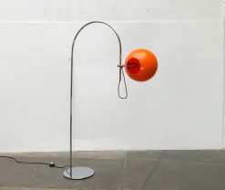 Best Pamono Mid-Century Space Age German Arc Floor Lamp from Wila, 1960s