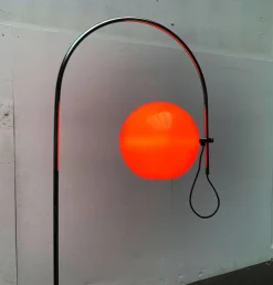Best Pamono Mid-Century Space Age German Arc Floor Lamp from Wila, 1960s