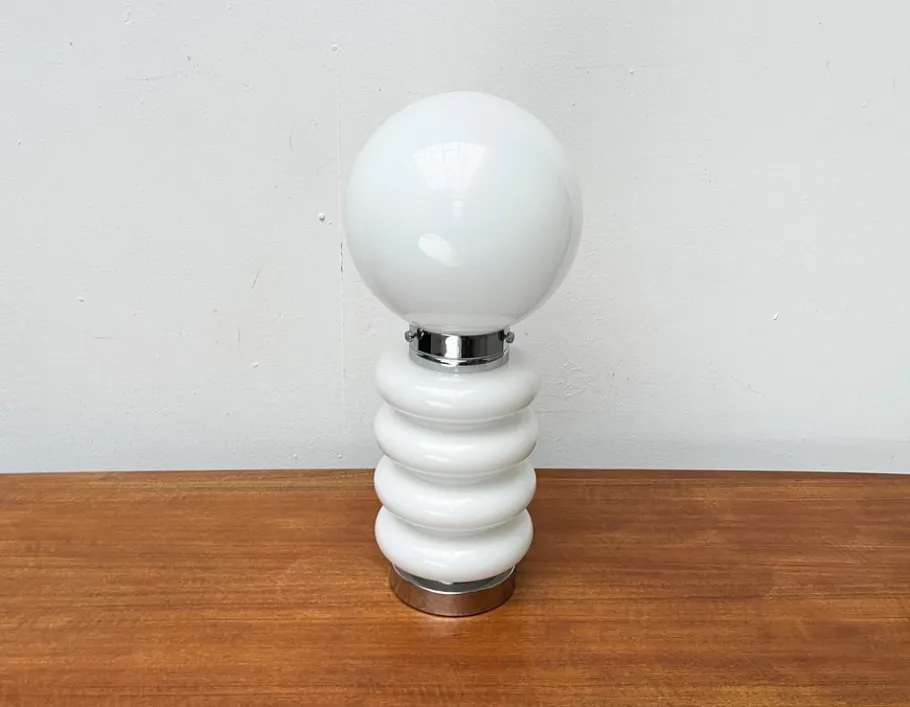 Hot Pamono Mid-Century Space Age Glass Table Lamp by Carlo Nason for JBS, 1960s