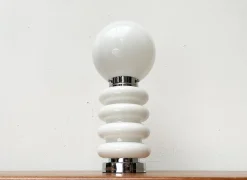 Hot Pamono Mid-Century Space Age Glass Table Lamp by Carlo Nason for JBS, 1960s