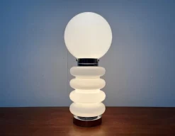 Hot Pamono Mid-Century Space Age Glass Table Lamp by Carlo Nason for JBS, 1960s