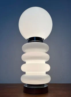 Hot Pamono Mid-Century Space Age Glass Table Lamp by Carlo Nason for JBS, 1960s