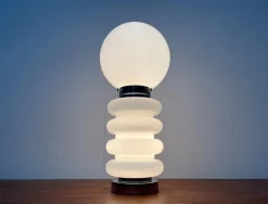 Hot Pamono Mid-Century Space Age Glass Table Lamp by Carlo Nason for JBS, 1960s