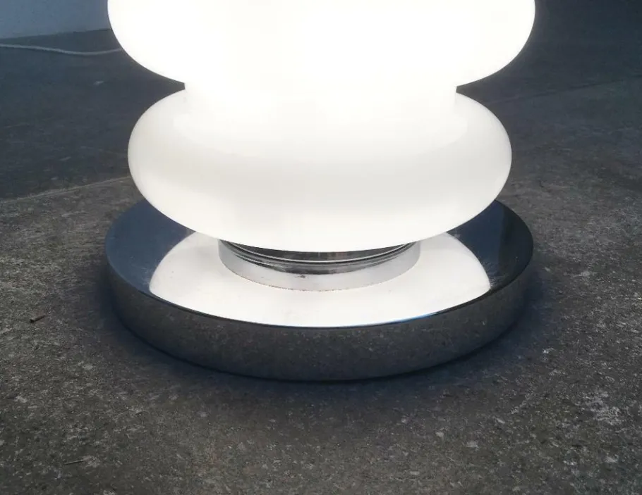 New Pamono Mid-Century Space Age Glass Floor Lamp by Carlo Nason for JBS, 1960s