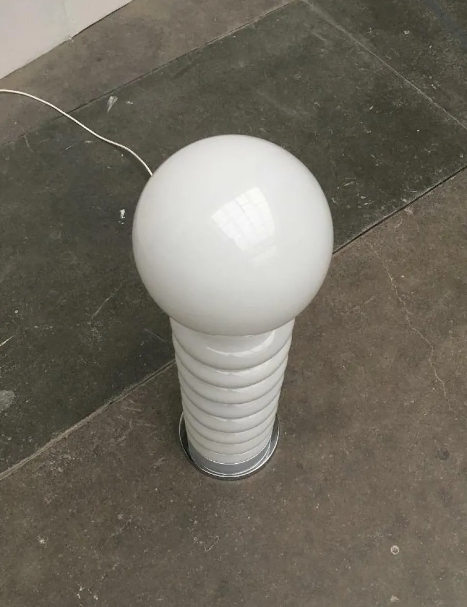 New Pamono Mid-Century Space Age Glass Floor Lamp by Carlo Nason for JBS, 1960s