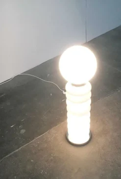 New Pamono Mid-Century Space Age Glass Floor Lamp by Carlo Nason for JBS, 1960s