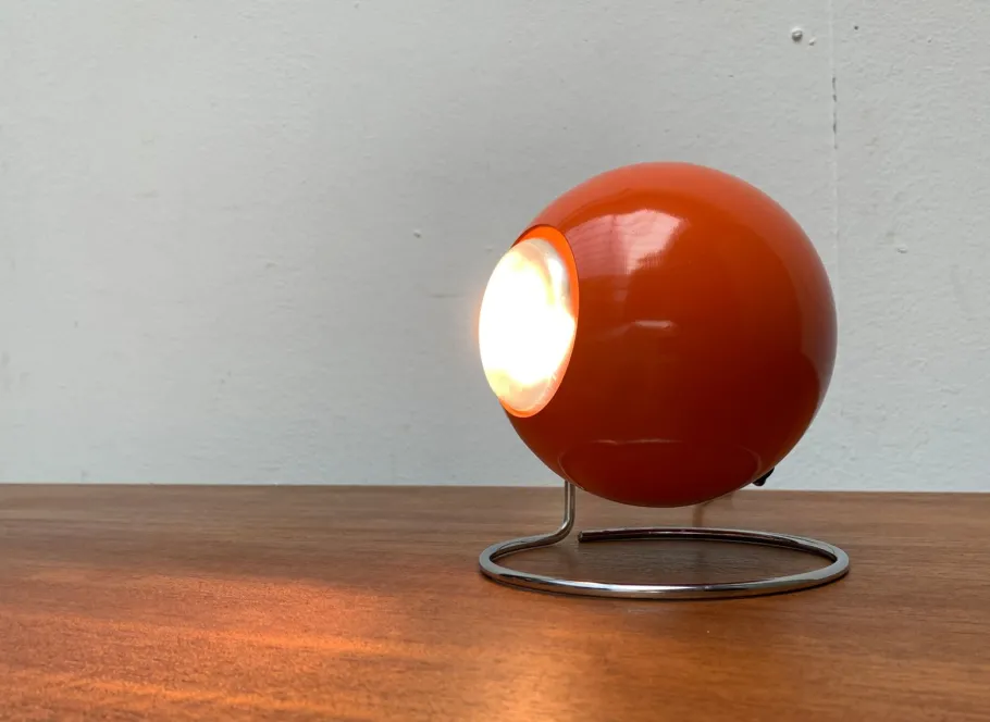 Outlet Pamono Mid-Century Space Age Globe Table Lamp from Erco, 1970s