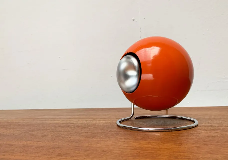 Outlet Pamono Mid-Century Space Age Globe Table Lamp from Erco, 1970s