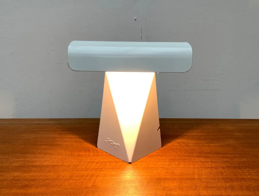Best Pamono Mid-Century Space Age Italian Minimalist Tole Table Lamp by G. Grego, 1960s