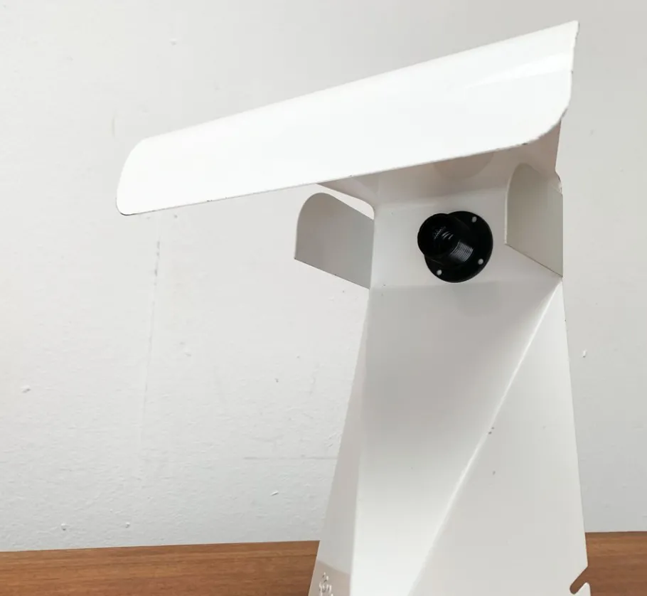 Best Pamono Mid-Century Space Age Italian Minimalist Tole Table Lamp by G. Grego, 1960s