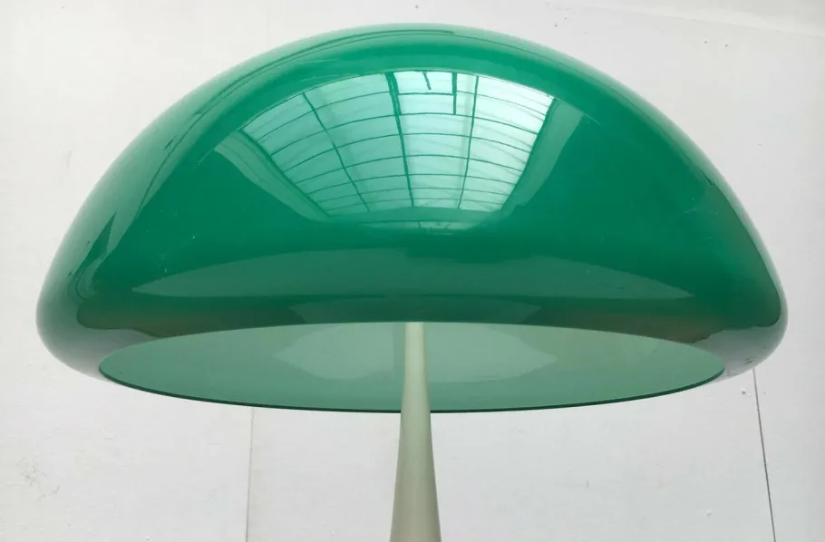 Best Pamono Mid-Century Space Age Italian Green Early Model Toledo Table Lamp by Luigi Massoni for Harvey Guzzini, 1960s