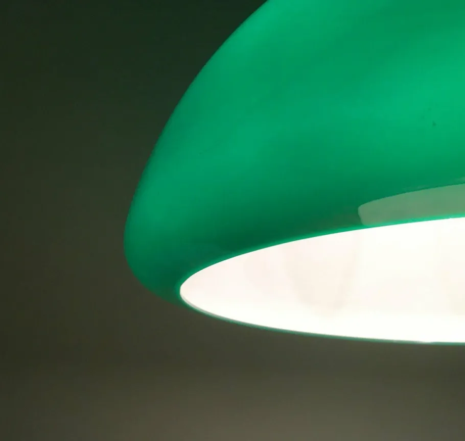 Best Pamono Mid-Century Space Age Italian Green Early Model Toledo Table Lamp by Luigi Massoni for Harvey Guzzini, 1960s