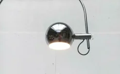 Pamono Mid-Century Space Age Metal Chrome Arc Floor Lamp from Cosack, 1960s