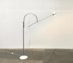 Best Pamono Mid-Century Space Age Model Orbiter Floor Lamp by Robert Sonneman for Luci Italia, 1960s