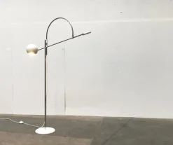 Best Pamono Mid-Century Space Age Model Orbiter Floor Lamp by Robert Sonneman for Luci Italia, 1960s