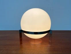 Hot Pamono Mid-Century Space Age Model Luna Tripod Globe Table Lamp by Alfred Hablützel and Bernhard Luginbühl for Swisslamps International, 1960s